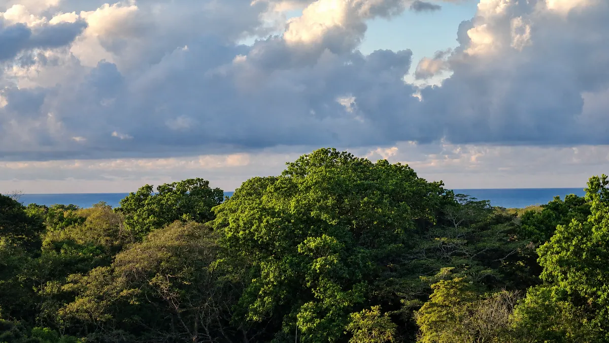 Breathtaking ocean view from Villa Hermosa with endless Pacific horizon