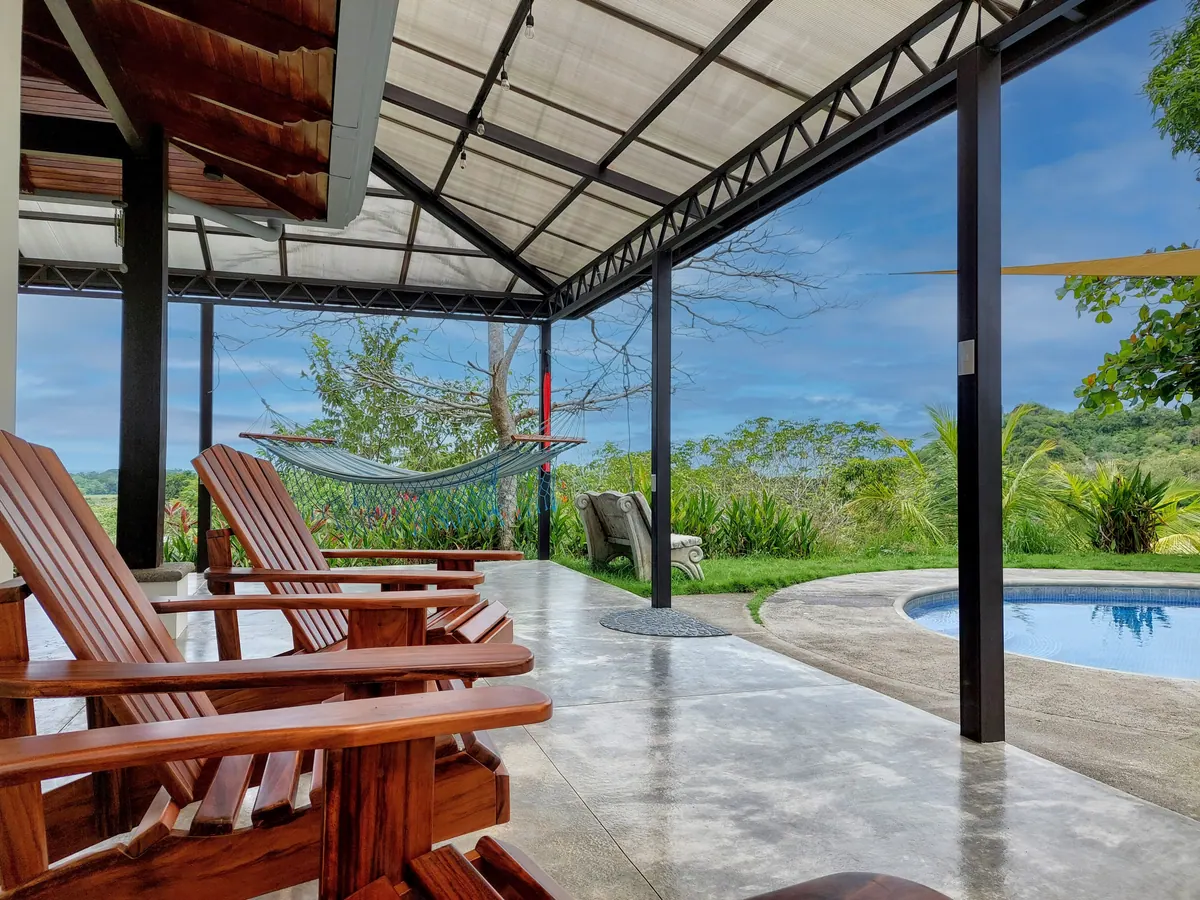 Comfortable patio lounge chairs perfect for afternoon relaxation